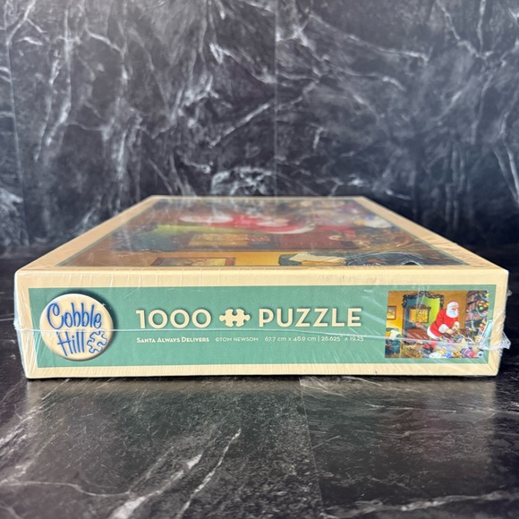 COBBLE HILL Tom Newsom “Santa Always Delivers” 1000 Pieces Puzzle - Picture 4 of 8